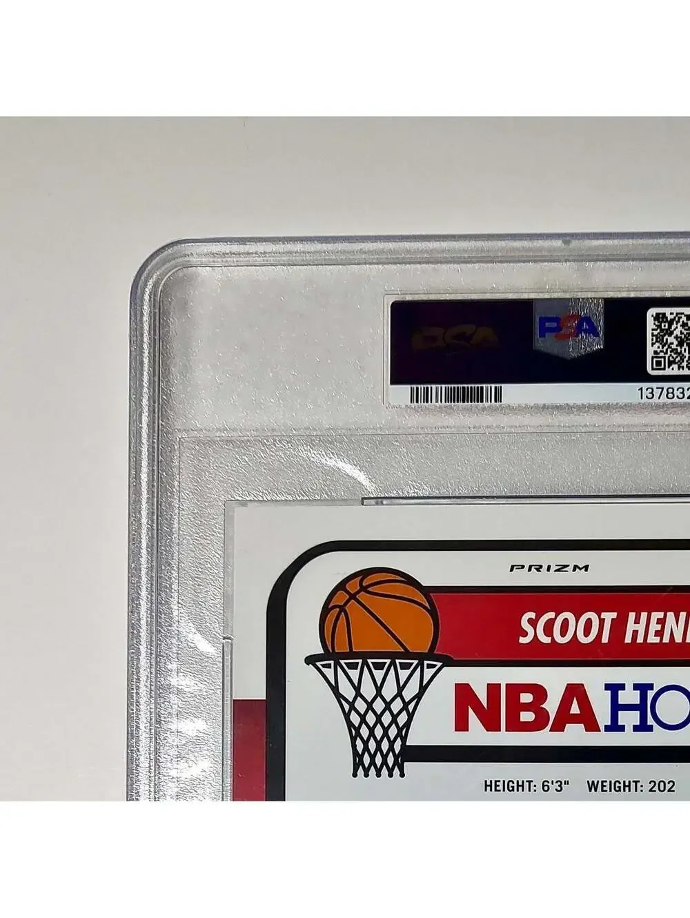 Scoot Henderson 2023 Panini Premium Stock NBA Hoops #3 Jumbo Refractor PSA 9